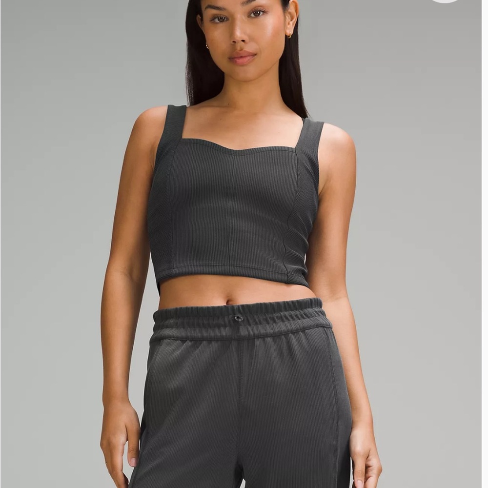 Lululemon Ribbed Softstreme Sweetheart Tank Top Shirt